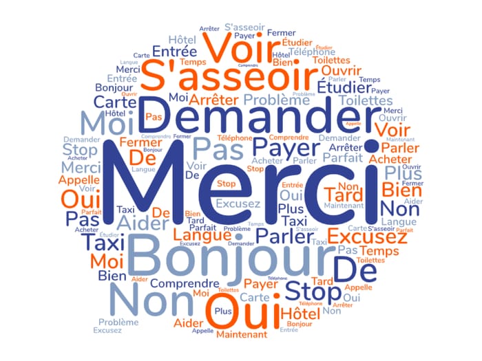 Top French words