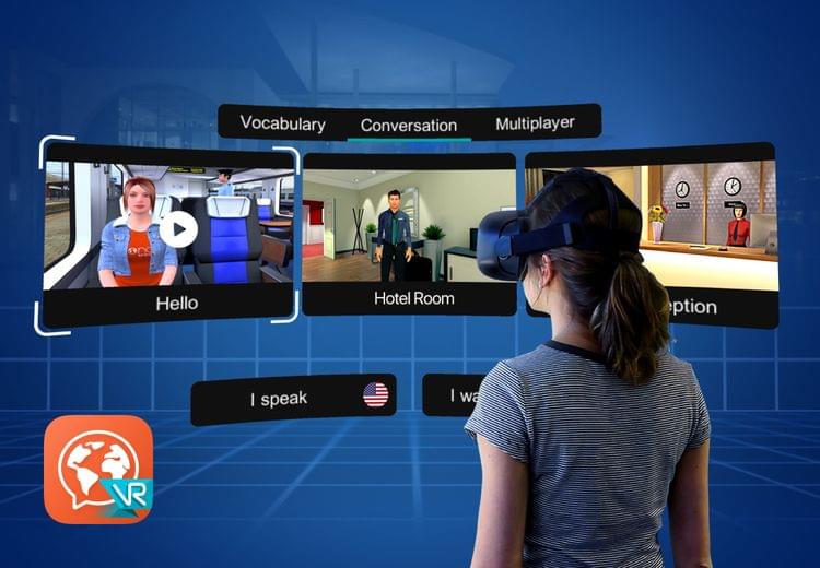 Mondly VR app Mondly VR app