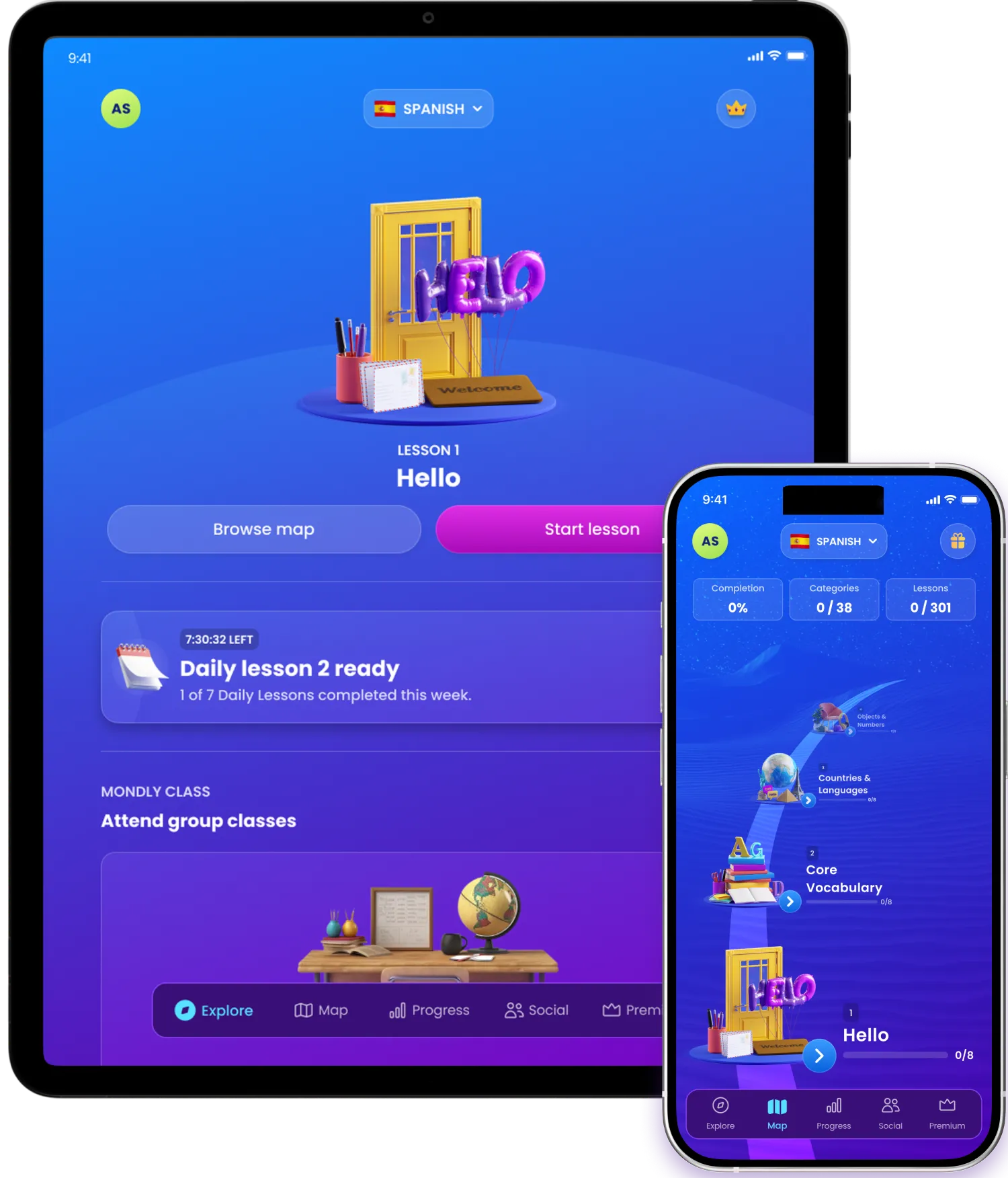 Mondly languages app