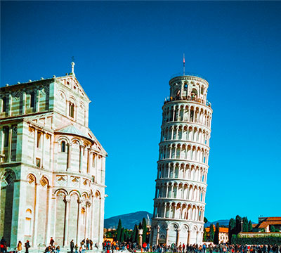 Duomo and Leaning Tower, Pisa, Italy бесплатно